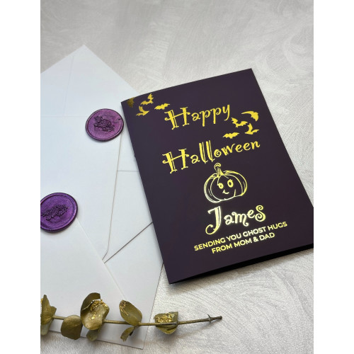 Personalized Happy Halloween cards