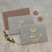 Sample of Personalized Thank You Cards With Monogram, Wedding Thank you card