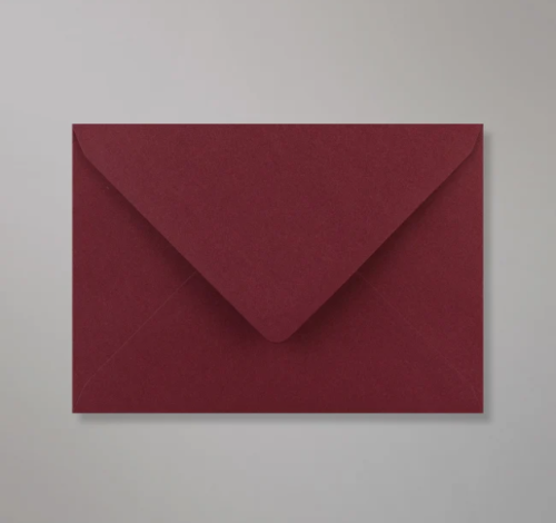C7 Burgundy Envelopes