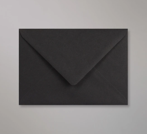 C6 Black Envelopes