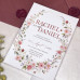 Elegant Flowers Wedding Invitation Template