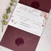 Printable RSVP Cards Of Elegant Flowers Wedding Invitation