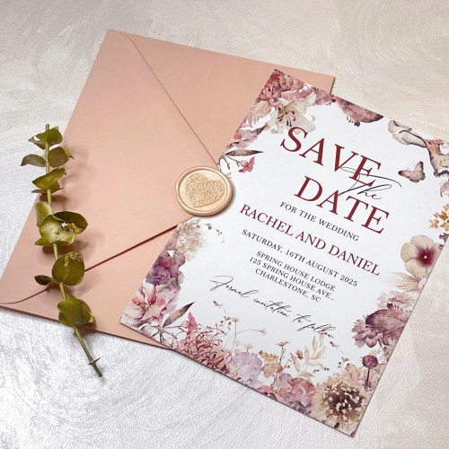 Elegant Wedding Save The Dates Template