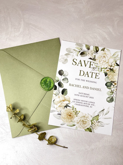 Summer Wedding Save The Dates Template