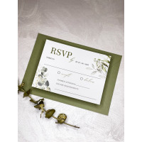 RSVP Cards Of Summer Wedding Invitation Template