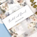 Pale Blue Wedding Belly Bands Template