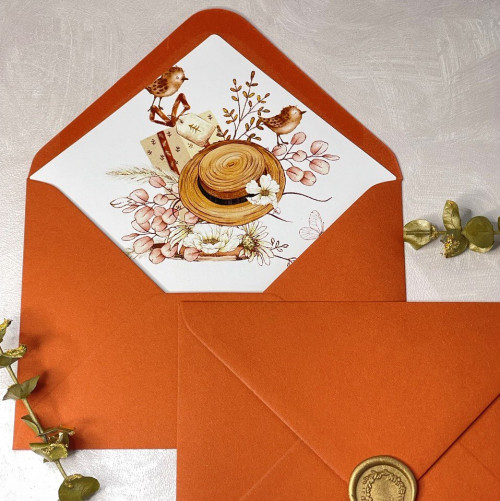 Fairytale Autumn Envelope Liner Template 