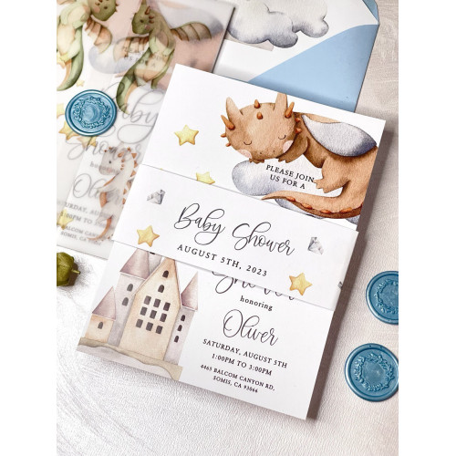 Baby's Belly Bands Template With Star