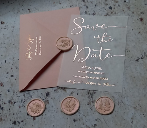 Sample of Save the Date Invitations