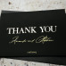 Sample of Black Thank You Cards 