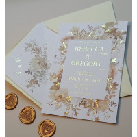 Nude Palette Wedding Invitations