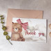 Thank You Cards Template with Bear