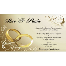 Wedding invitations for second marriages