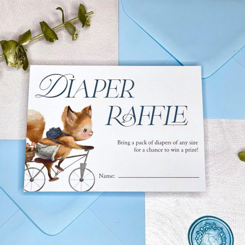 Marvellous Baby Diaper Raffle Template