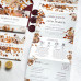 Sample of Autumn All in One Wedding Invitations