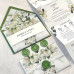 Sample of Greenery All in One Wedding Invitations