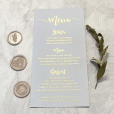 How to make a wedding bar menu?
