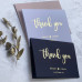 Sample of Navy Blue Thank You Cards 