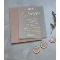 Sample of Surprise 60th Birthday Party Invitation