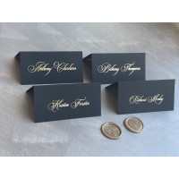 Wedding Navy Place Cards